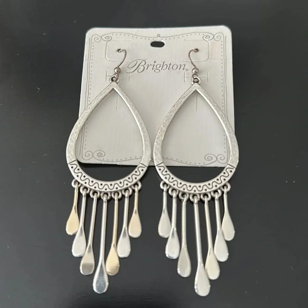 Brighton NWT MARRAKESH French Wire Oasis Earrings, NWT + bag